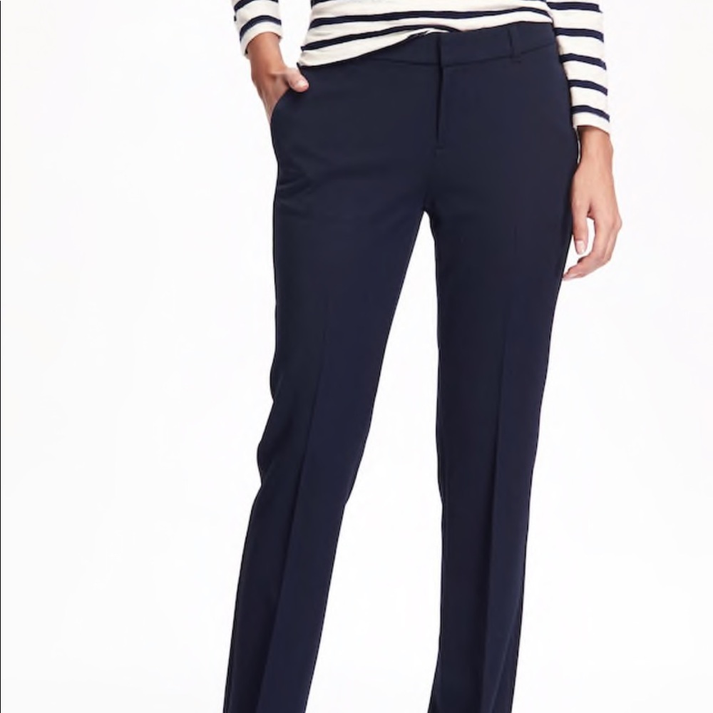 old navy straight leg trouser